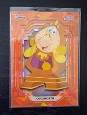 Topps 2024 Topps Chrome Disney Cogsworth #53 Serial Numbered 11/25 picture