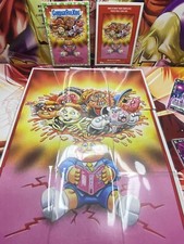 Garbage Pail Kids✨Complete 9 Card Puzzle of Mind Blown Sloan✨+Green Booger 72b picture
