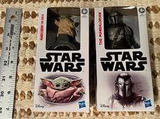 Hasbro Star Wars The Mandalorian Figure Lot (2) The Mandalorian & The Child picture