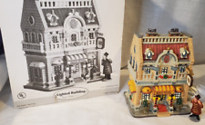 2007 Lemax Village Collection REGIS HOTEL Lighted Building Set of 2 # 75571 picture