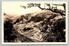 RPPC Real Photo Postcard - Waimea Canyon   Kauai, Hawaii picture
