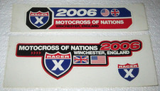 RACER-X 2006 MOTOCROSS OF NATIONS WINCHESTER ENGLAND STICKERS MXdN MXoN picture