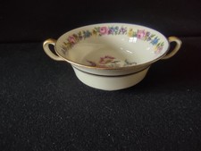 Vintage Castleton China Castleton Manor Cream Soup Bowl Pink Roses [6796] picture