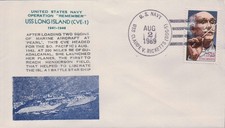 USS Long Island CVE 1, Operation Remember, pmk USS Claude V. Ricketts DDG 5 1989 picture
