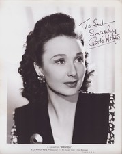 GOOGIE WITHERS - AUTOGRAPHED INSCRIBED PHOTOGRAPH CIRCA 1951 picture