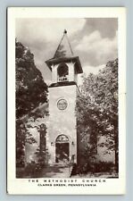 Clarks Green PA-Pennsylvania Methodist Church,Front Step c1967 Vintage Postcard picture