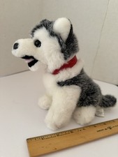 Siberian Husky Alaskan Friends 9 Inch Stuffed Plush Souvenir picture