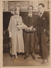 1922 Press Photo Actor Joseph Schildkraut and Actress Elise Bartlett Get Married picture