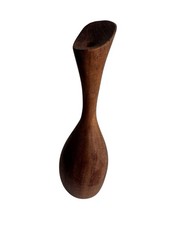 Mid Century Modern Dan Deluz KOA Artist Signed Hawaiian Wooden Vase Weedpot picture