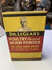 VNT Dr LeGears Poultry Ascarid Work Powder 1 Lb. 2 oz Unopened 40s 50s picture