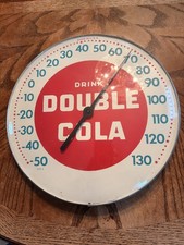 Vintage Double Cola Thermometer - Works picture