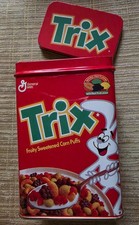 1995 Vintage General Mills  TRIX Cereal  Rabbit  Tin  5