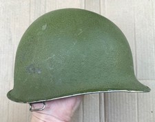 WWII Front Seam US M1 Helmet Shell picture