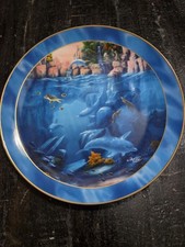 Franklin Mint Where Dolphins Dance Conservation Limited Edition Plate picture