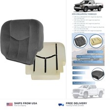 Driver side seat bottom cushion for 2003-2007 Sierra 1500 2500 3500 gray picture