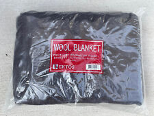 🔥 EKTOS • 90% Wool Blanket • Grayish Brown • Warm & Heavy 4.5lbs • Size 66