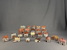Lot of 23 Vintage Mudlen End Studio Cottages Ceramics 2-3