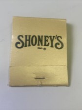 Shoney’s Inn Vintage Matchbook - Unstruck, Unused  picture