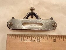 Vtge Pocket Level Cast Iron & Steel Top Plate, Attach to Square STANLEY No. 40? picture