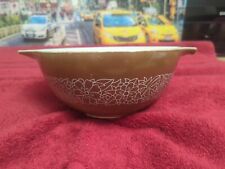 Vintage Pyrex Glass Mixing Bowl # 442 Woodland Brown Nesting Cinderella 1.5 L picture