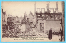 FRANCE REIMS. THE DOINGS OF THE GERMANS VINTAGE PC. 4909 picture