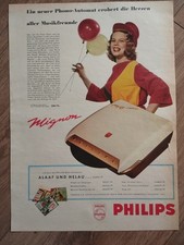 ORIGINAL ADVERTISING ADVERTISING 1957 PHILIPS Phono Machine for Music Lovers picture
