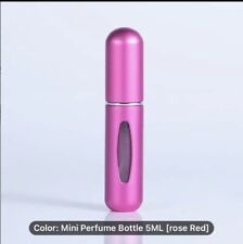 1 Pc Travel Portable Mini Refillable Perfume Bottle Spray Case( 1 COLOR ROSE RED picture