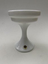 Vintage WESTMORELAND White Milk Glass Fairy Lamp Light Pedestal BOTTOM BASE ONLY picture