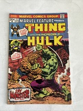 MARVEL FEATURE #11 Presents Thing & HULK SEPT 1973 Bronze Age picture