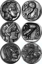 Athena/Owl, 3 Versions of These Famous Greek Coins REPLICA REPRODUCTION COINS picture