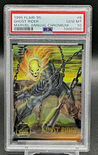 Fleer 1995 Marvel Annual Chromium Ghost Rider #6 PSA 10 70007750 picture