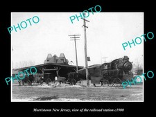 Morristown New Jersey The Railroad Station c1900 Old Large Historic Photo picture