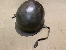 ORIGINAL WWII US ARMY AIRBORNE PARATROOPER M1C HELMET SHELL, FRONT SEAM picture