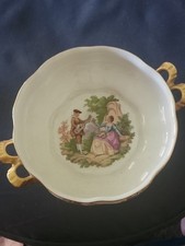 Heather Pattern Serving Bowl Made In Europe  picture