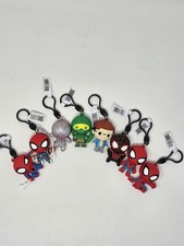 Monogram Marvel Spider-Man 3D Foam Bag Clips Lot 8 Miles Scorpion Peter Parker picture