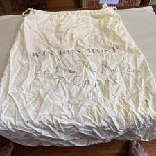 Vintage Stenciled Laundry Bag Hospital Stensil Bag 17”x 24”. (M3) picture