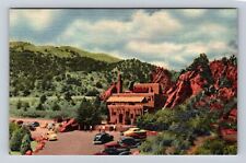 Pikes Peak Region CO-Colorado, Hidden Inn, Garden Of Gods, Vintage Postcard picture