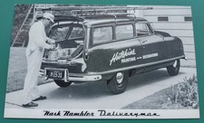 1950-1952 Nash Rambler Deliveryman Station Wagon Postcard picture