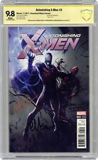 Astonishing X-Men #3F CBCS 9.8 Signed Soule/McGuinness/Morales 2017 picture