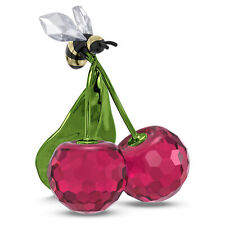 Swarovski Crystal Idyllia Bee and Cherry Figurine Decoration 5667550 picture