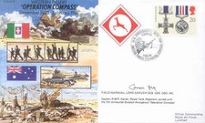 JS50 40/8 Op Compass WWII WW2 Western Desert RAF cover signed FM Carver DSO MC picture