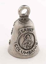 Saint Columbanus GUARDIAN BELL w/ 2 Legend Cards Good Luck & Motorcycle picture