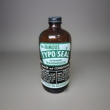 VTG The Famous TYPO/SEAL Sealer Glass Pint - Noble Oil Jacksonville, FL RARE HTF picture