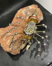 Steampunk Vintage 1926 Elgin Gears & Jewels Table Top Metal Spider Figurine picture