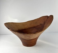 Handmade Live Edge Wooden Bowl Beaver Dam Cherry North East, PA USA Hand Turned picture
