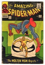 Amazing Spider-Man 35 1966 Marvel Comics VG- 3.5 2nd App Molten Man Betty Brant picture