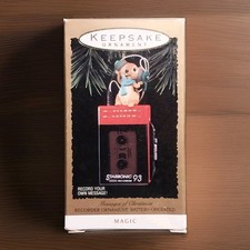 VTG 1993 Hallmark Keepsake Holiday Ornament Messages of Christmas Voice Recorder picture