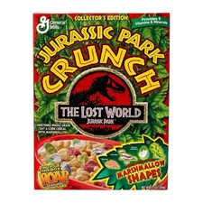 1997 Jurassic Park Crunch The Lost World Cereal Collectors Edition Movie SEALED picture