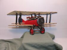 Vintage 1975 Homco Red Metal Biplane Plane Wall Décor Plaque 1232  USA Box5 picture
