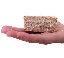Meyer Imports Mini Hay Bales - Small - (Pack of 24) Small Decorative Hay, Golden picture